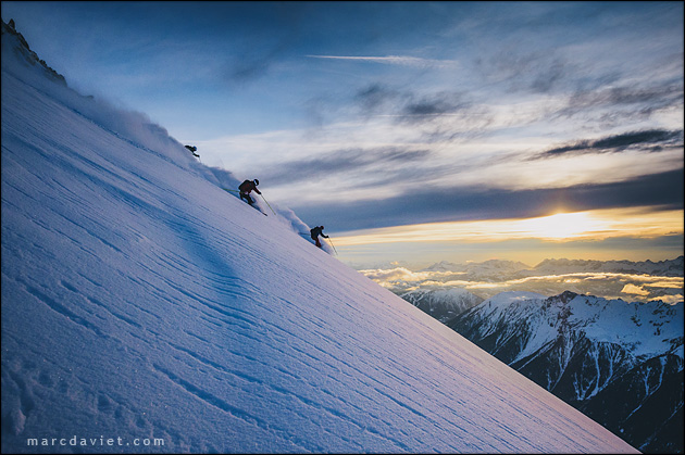 ski aux Grands-Montets