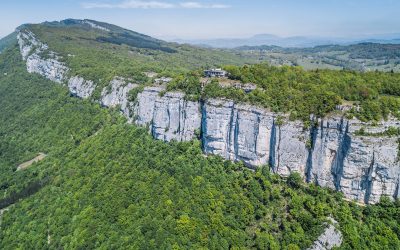 Aerial Cliff View – La Chambotte